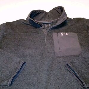 Under Armour Black and Silver Pullover